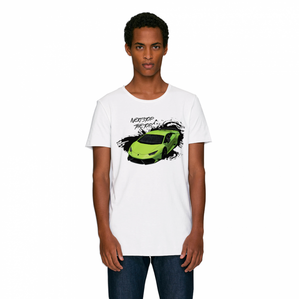 Z-Performance T-Shirt Weiß | Lamborghini in Lime
