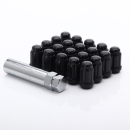 Japan Racing Forged Steel Radmuttern JN2 Black (20er Set)