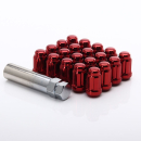 Japan Racing Forged Steel Radmuttern JN2 Red (20er Set)